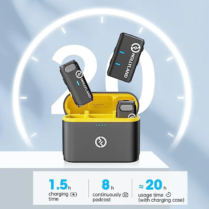 Akabli shop Lark M1 DUO-Black – Hollyland – Lark M1 DUO